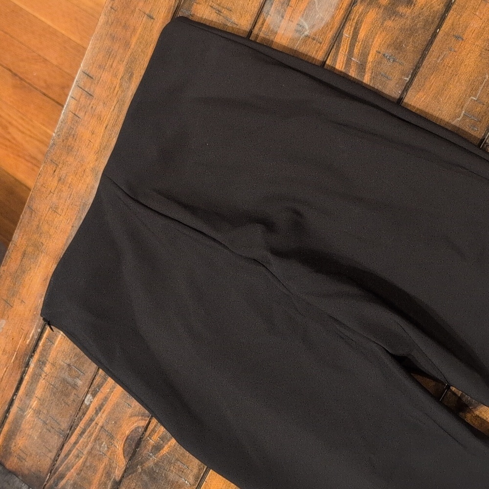 Adam Lippes Black Boot-Cut Flared Pants - Picture 10 of 13